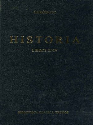 cover image of Historia. Libros III-IV